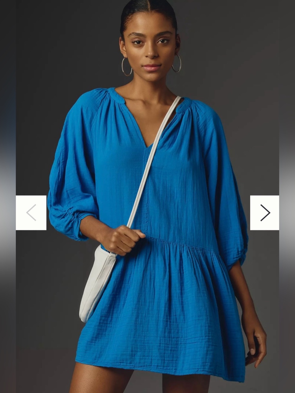 Velvet by Graham & Spencer Nica Gauzy Flounce Mini Dress
